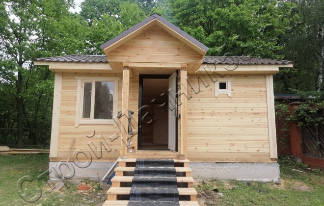 2 Брусовая баня  25 М², Московская область, Щелковский район, СНТ «Кожино» (15)